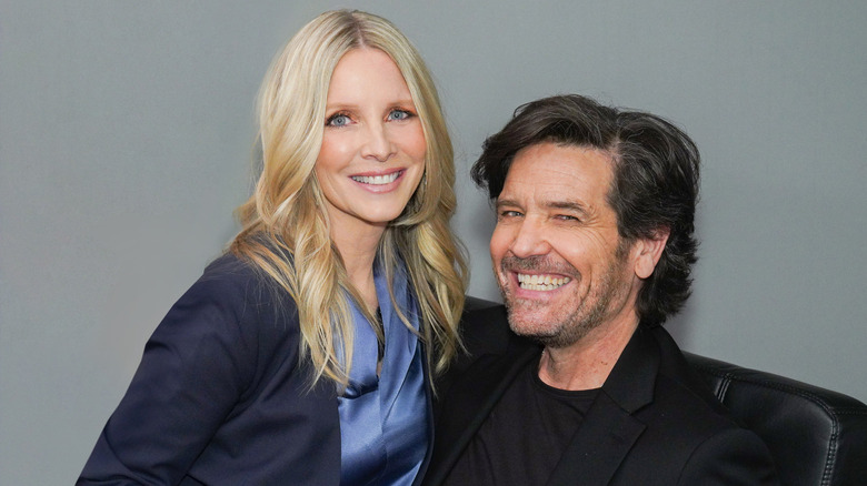 Michael Damian and Lauralee Bell
