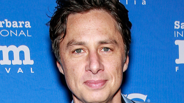 Zach Braff posing at event