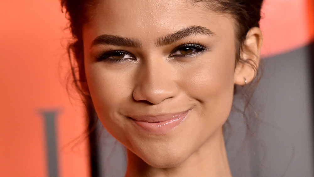 Zendaya smiling, close-up