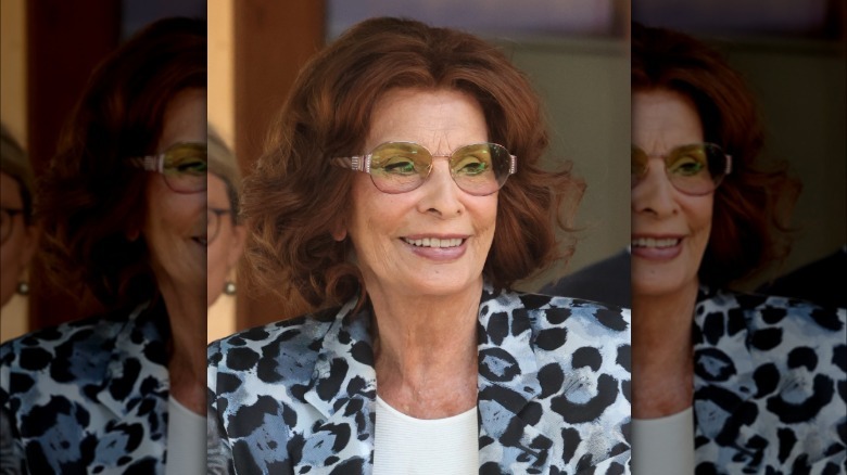 Sophia Loren photographed in California on May 29
