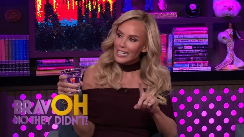 Jenny McCarthy on Watch What Happens Live with Andy Cohen.