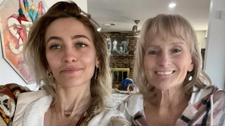 Paris Jackson and Debbie Rowe