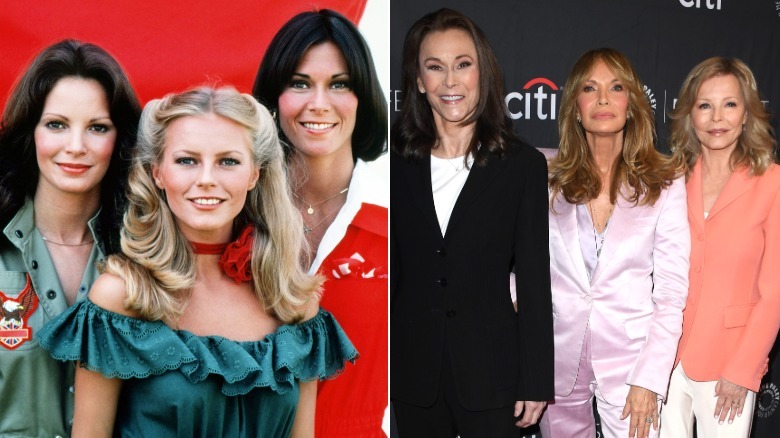 Side-by-side photos of Cheryl Ladd