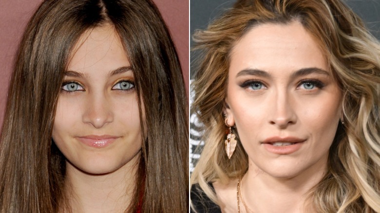 (Left) 13 year old Paris Jackson