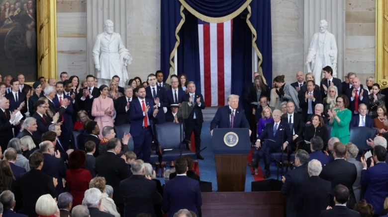 The second Trump inauguration.