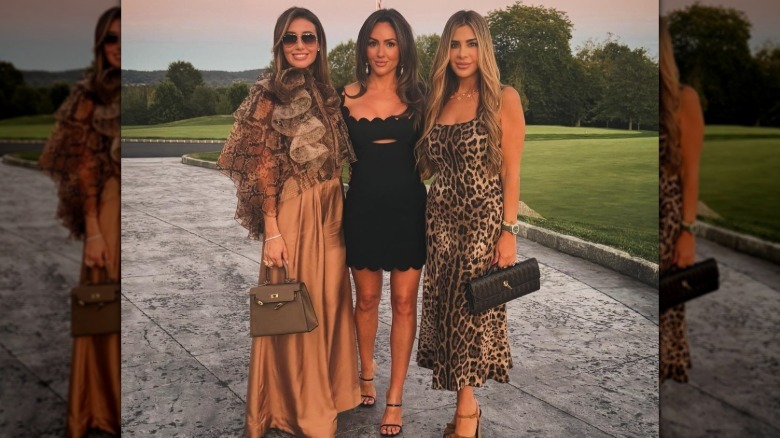 Alina Habba frilly disaster outfit