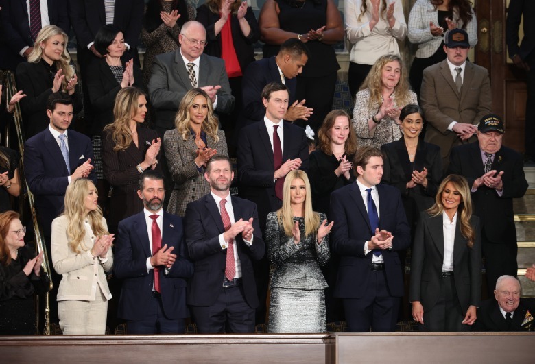 People standing and applauding at the State of the Union