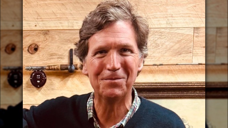 Tucker Carlson after dramatic weight loss