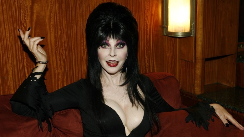 Cassandra Peterson poses as Elvira