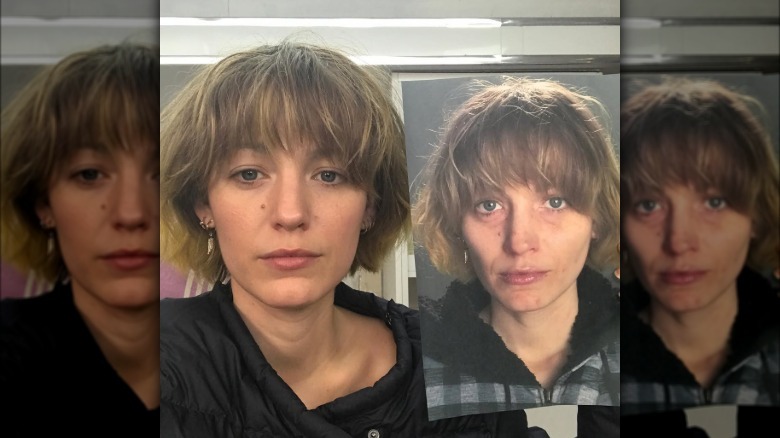 Blake Lively with a short