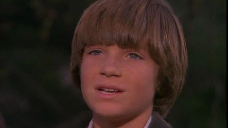 Jason Bateman with a somewhat worried expression in 'Little House on the Prairie'