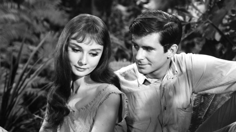 Audrey Hepburn in a scene in 1959's
