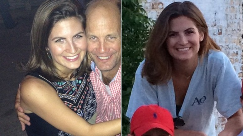 Split image of younger Kaitlan Collins with short hair