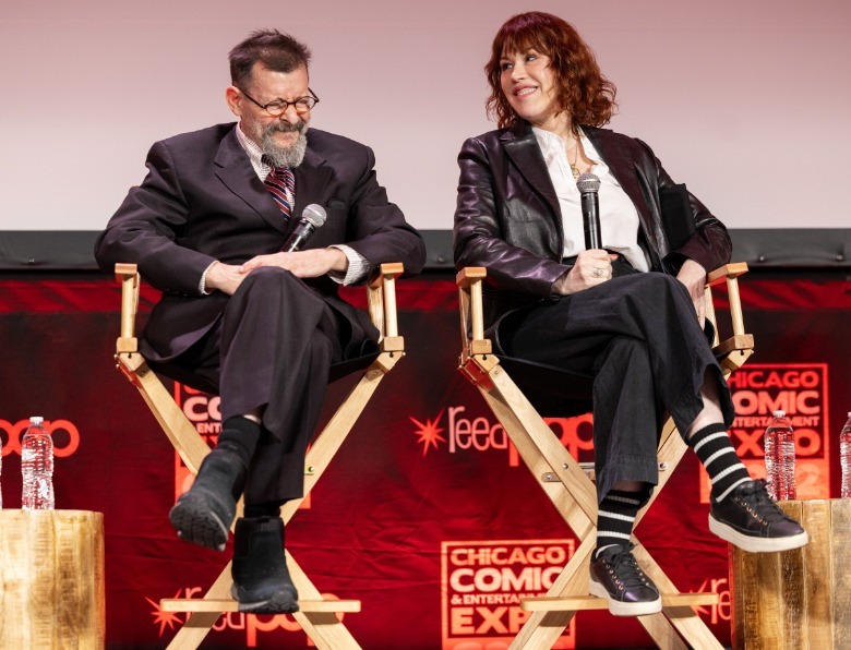 Judd Nelson and Molly Ringwald