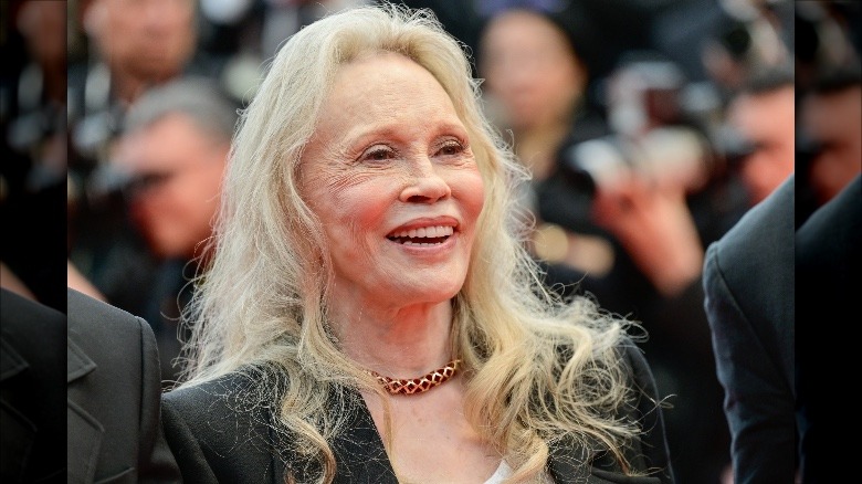 Faye Dunaway smiling