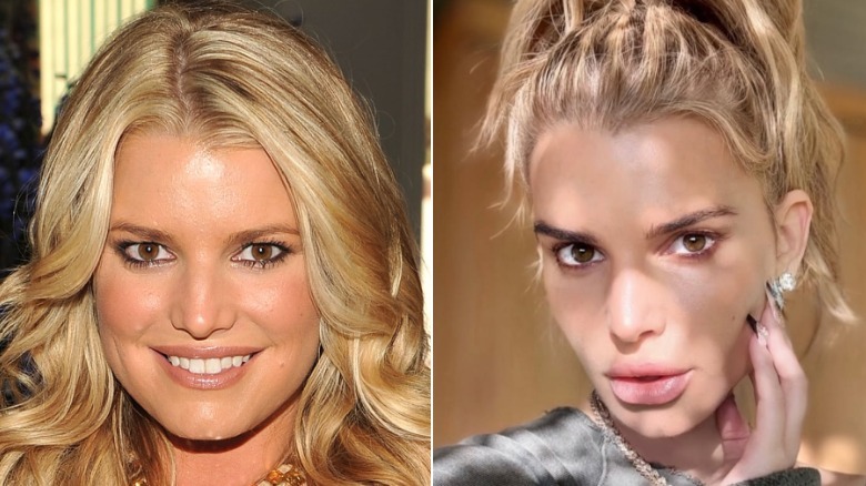 Jessica Simpson before and after