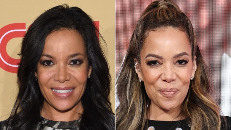 Split image of Sunny Hostin from 2015 and Sunny Hostin from 2025
