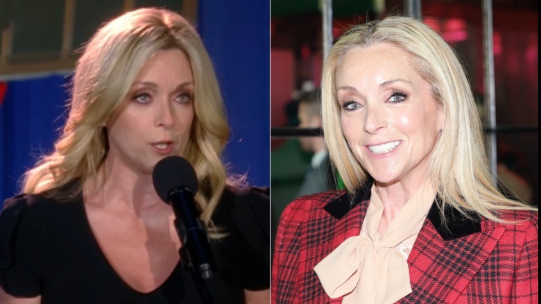 Jane Krakowski singing in 30 Rock and a picture of the actress in 2026.