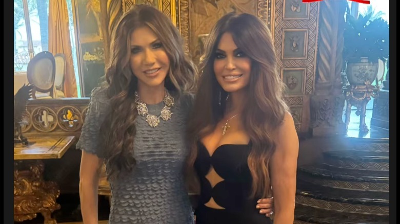 Kristi Noem and Kimberly Guilfoyle smiling