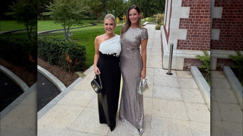 Karoline Leavitt and Margo Martin smiling for the camera