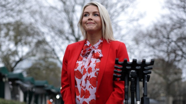 Karoline Leavitt smirking