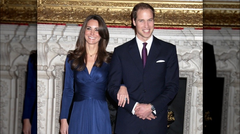 Kate Middleton and Prince William engagement photo
