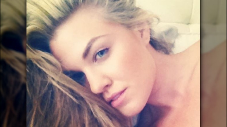 Erika Kirk with no makeup in a throwback pic