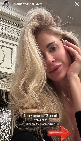 Kim Zolciak-Biermann selfie