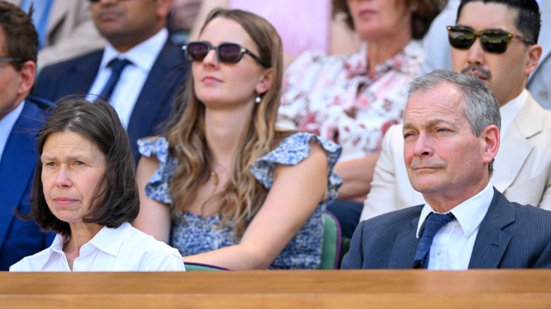 Lady Sarah Chatto with her husband