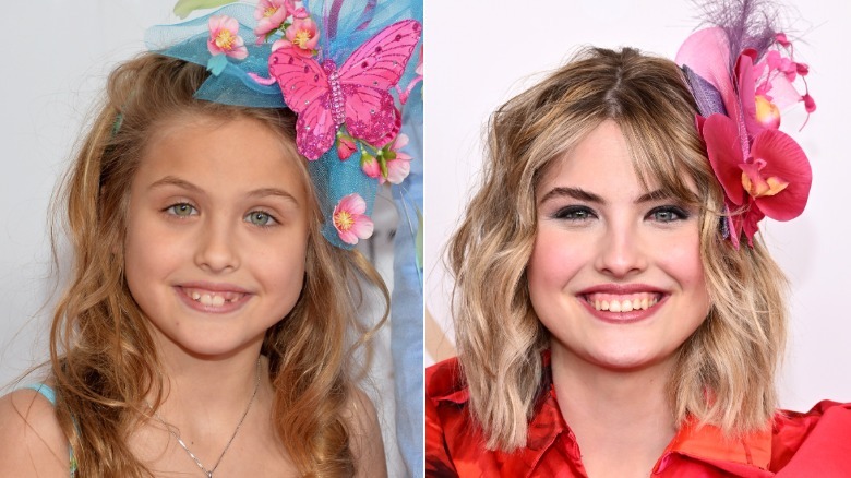 side-by-side photos of Dannielynn Birkhead